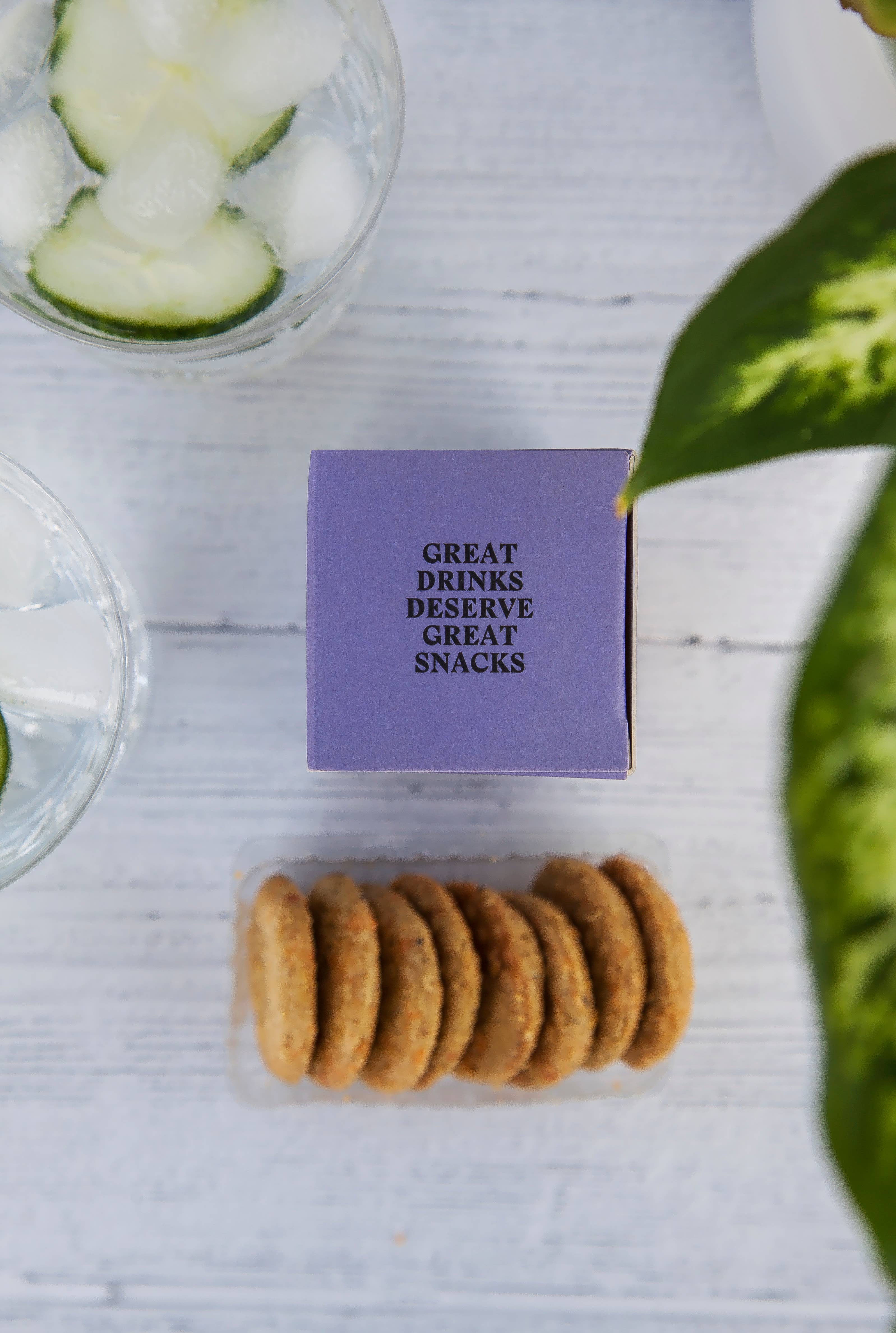 The Drinks Bakery - Wholesale Cookie - Drinks Biscuits - Pecorino Cheese & Rosemary 36g4