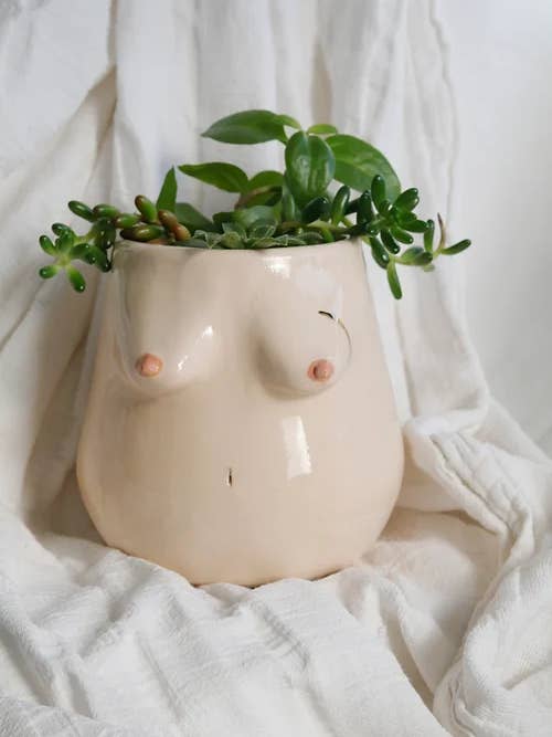 Maceta Olympe con cicatriz dorada para venta al por mayor de Vivas Ceramica