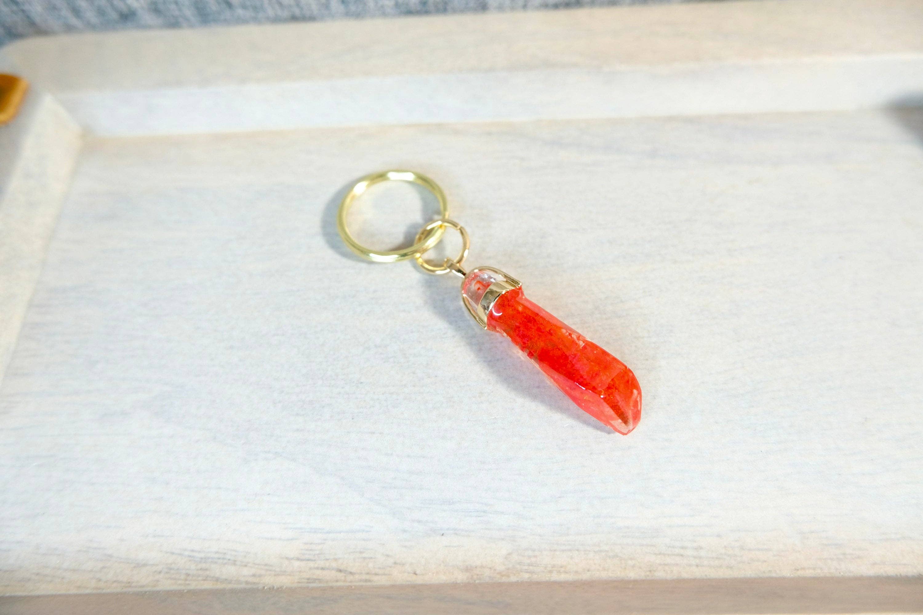 BlueButterflyBazaar – wholesale Keychain – Unisex – Red Kylo Ren Knights of Ren Kyber Crystal keychain Star Wars, unique gift, collectable.2