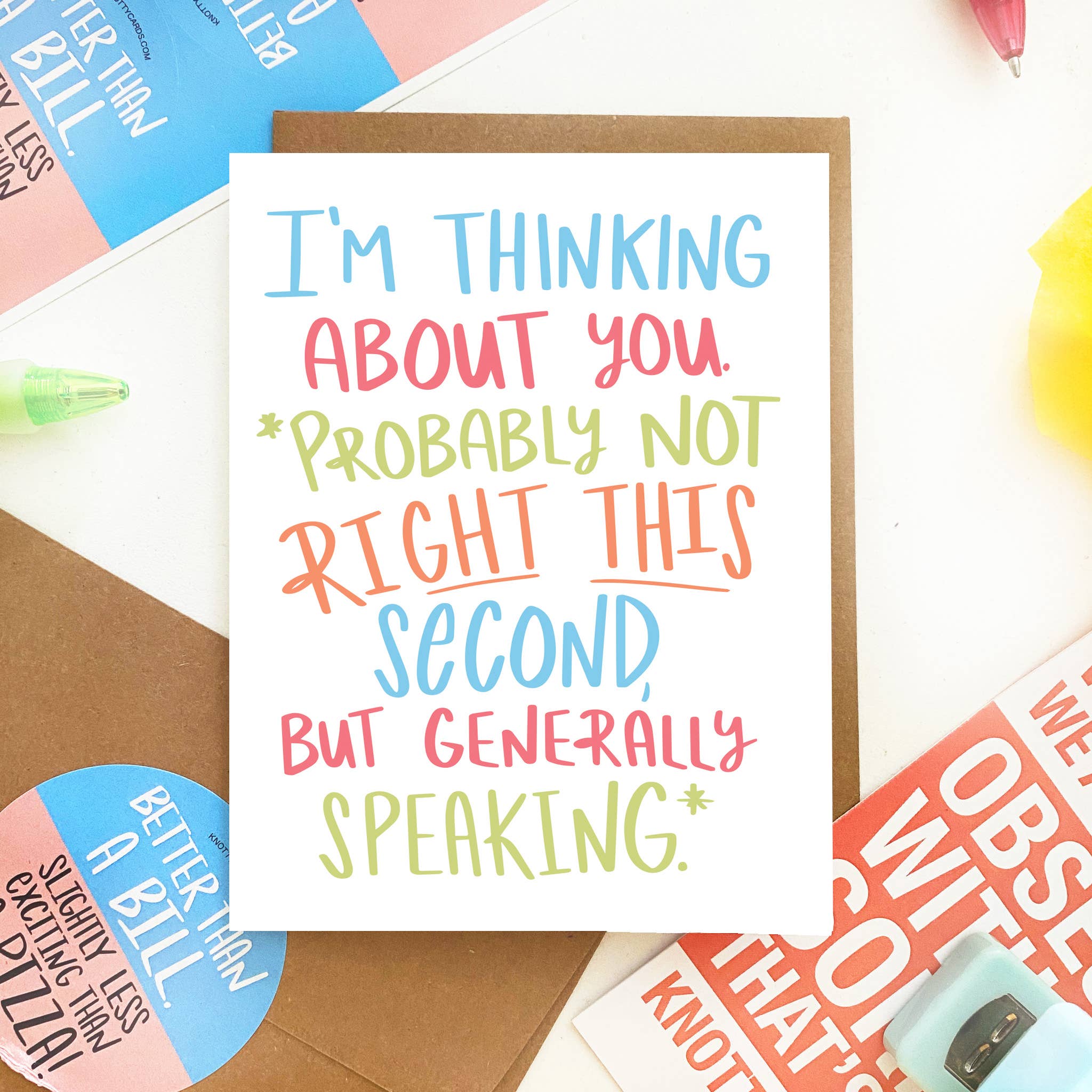 Knotty Cards - Wholesale Thinking of You Card - Thinking About You1