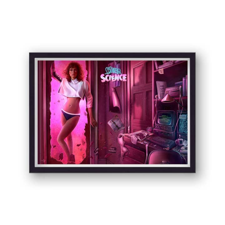 Weird Science V3 Reworked Movie Poster for wholesale by Gallery Print and Art
