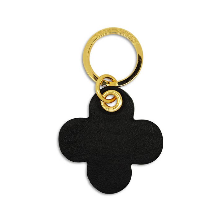 'Alkemest - Wholesale Keychain - Women's - Leather Key Ring - Lucky Lilac Clover3