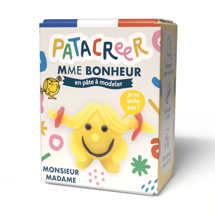 Kit à fabriquer Mme BONHEUR en pâte à modeler pour la vente par Patacreer