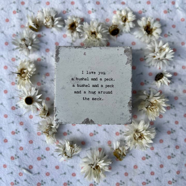 Art Block - Little Gem - Bushel and a Peck for wholesale by Cedar Mountain Studios