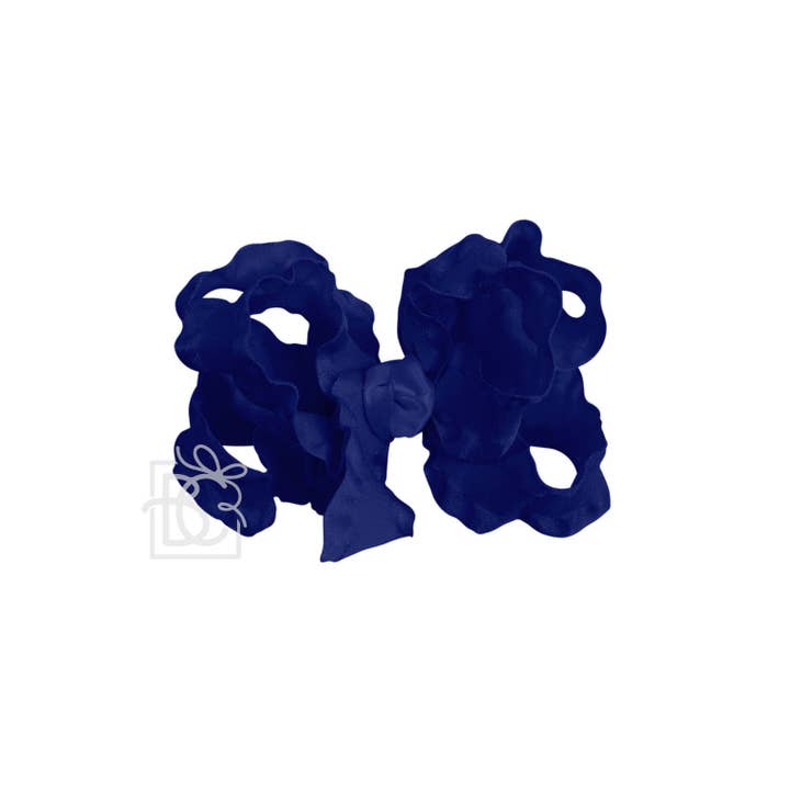Beyond Creations, LLC - Wholesale Hair Bow - Kids - DOUBLE RUFFLE BOW ON CLIP3