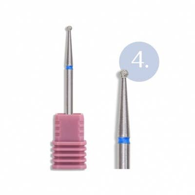 Bohrer 4 Kleine Kugel Inocos - Diamant | Mittelkorn für den Großhandel von INOCOS Cosmetics