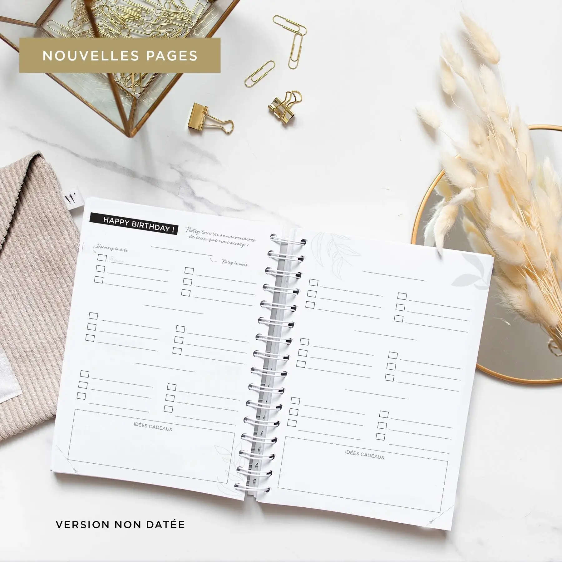 Women Warriors – wholesale Planerare – Never Give Up 360 - Golden Bird daglig planeringskalender6