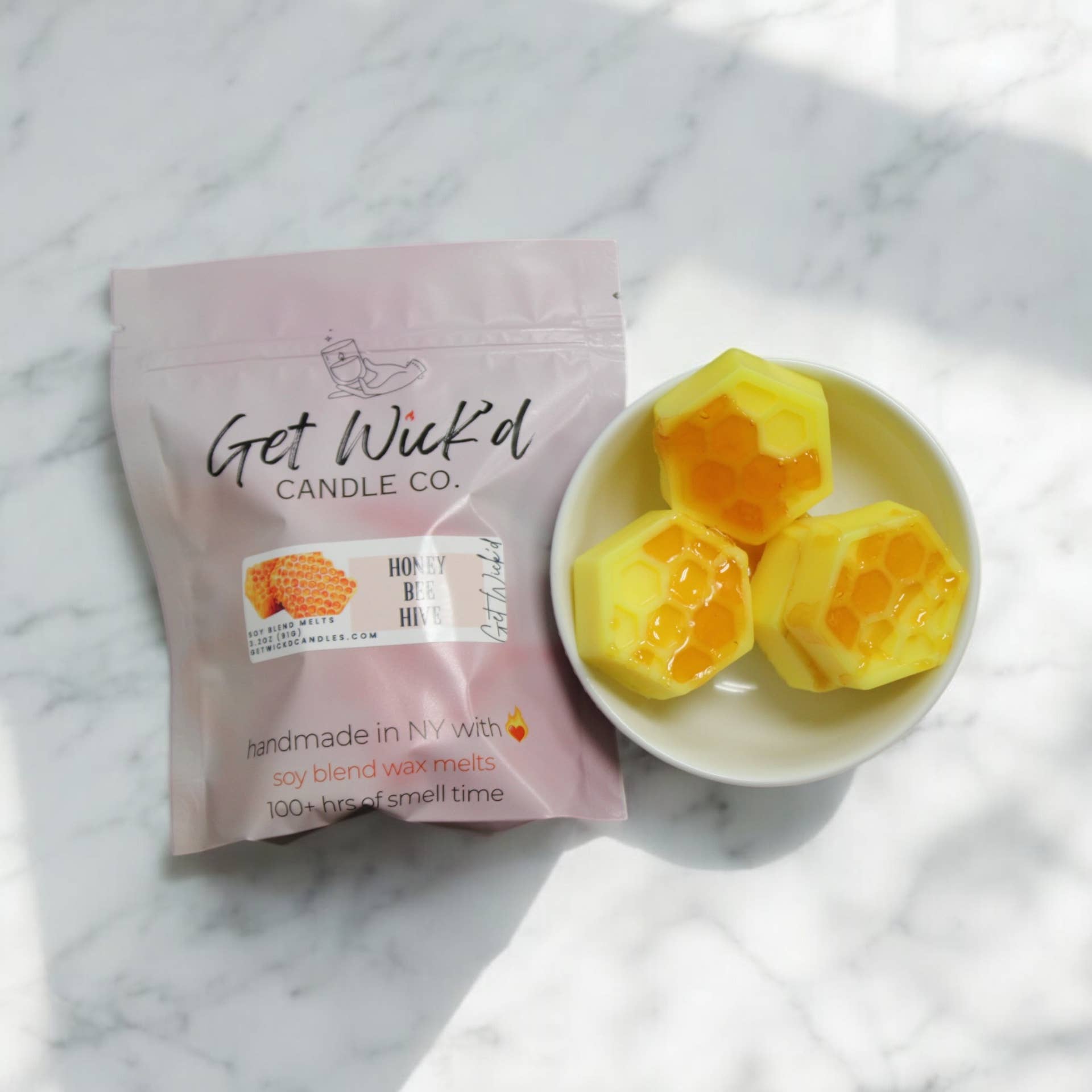 Get Wick'd Candle Co. - Wholesale Wax Melt - Honey Bee Hive Wax Melts1