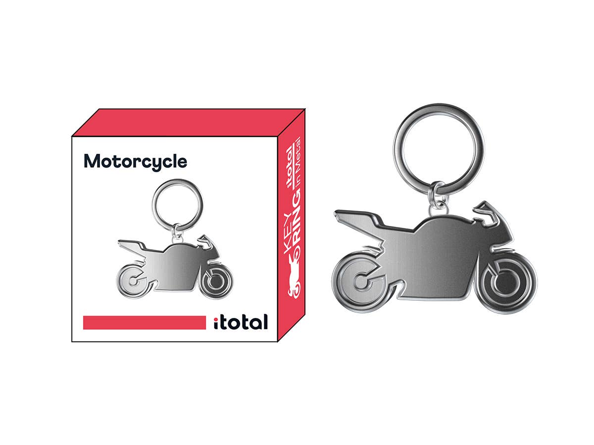 I-Total, I-Drink – wholesale Nyckelring - Unisex – Motorcykel i metall nyckelring0
