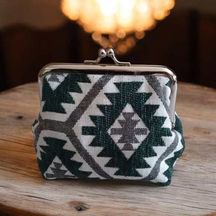 Moose & Co - Wholesale Coin Purse - Women's - Aztec / Mayan tapestry design Purse