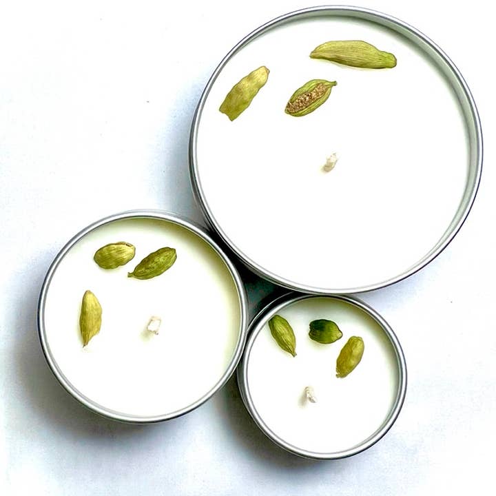 Cardamom Cream Artisanal Soy Candle for wholesale by No Ennui