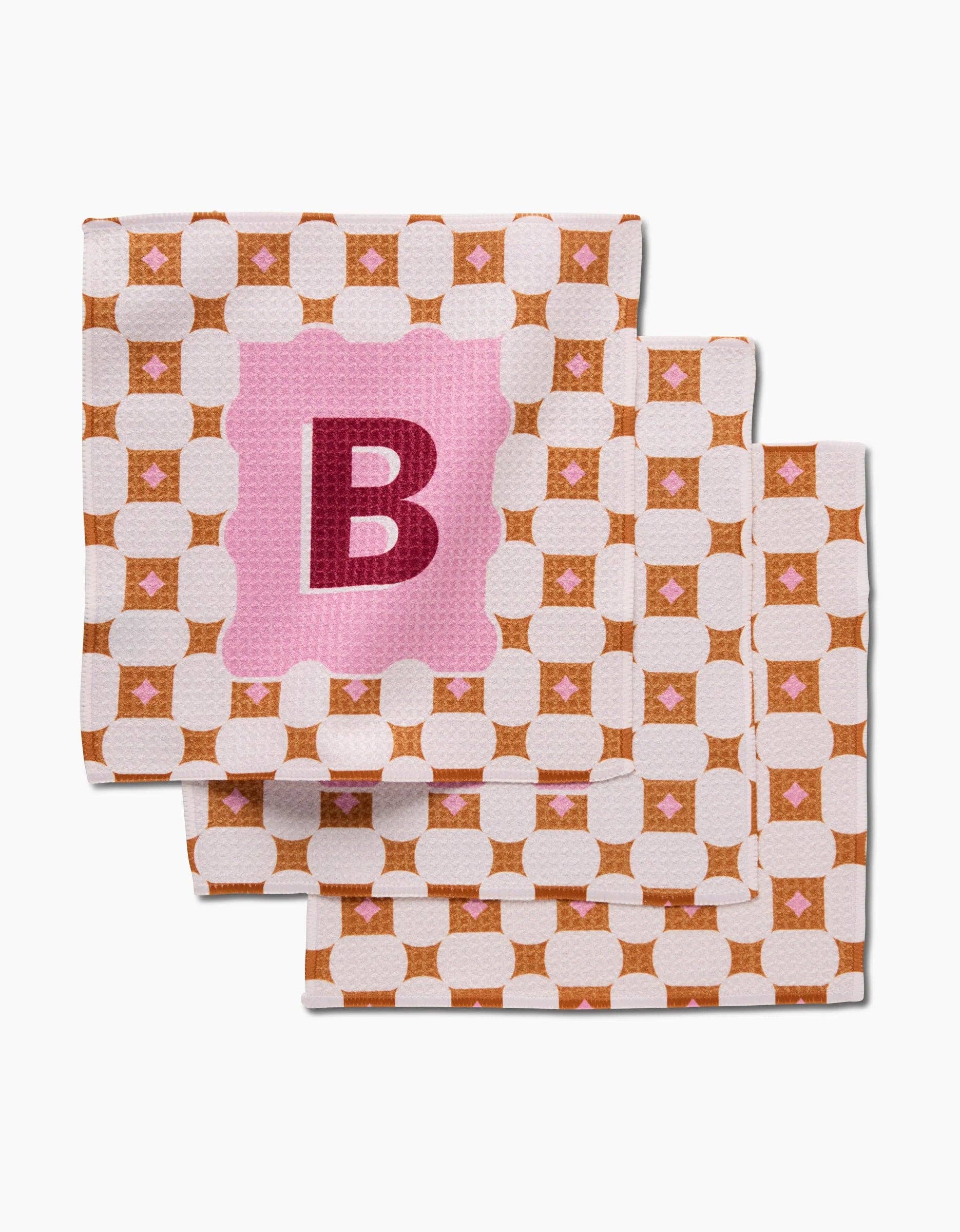 Geometry – toalha de cozinha por atacado – Azulejo com Monograma de Geometria4