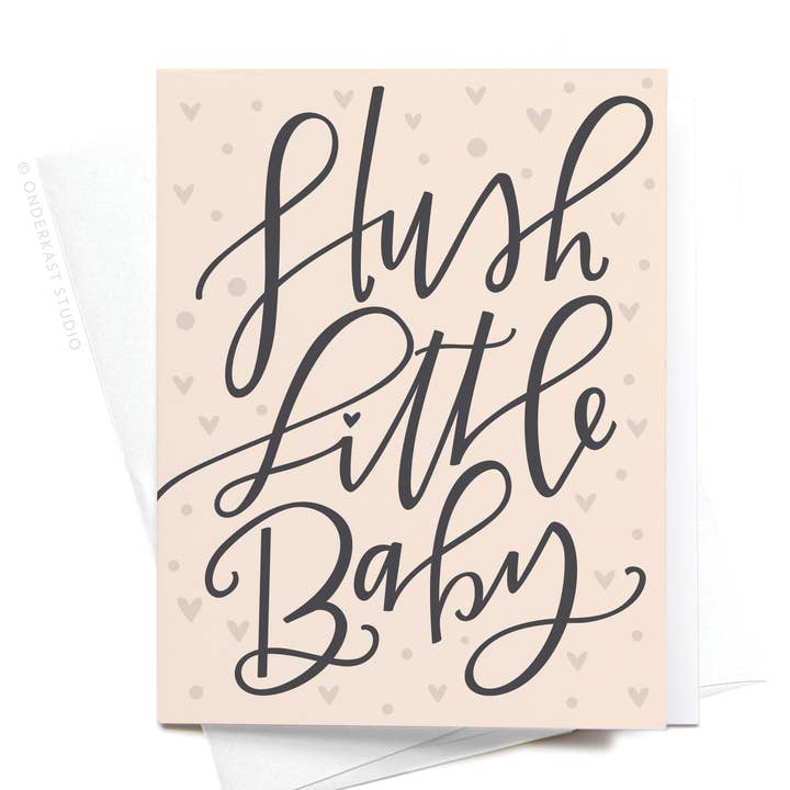 Cartão de Saudação "Hush Little Baby" – STOCK FINAL por atacado de Easyhand Goods – formerly Onderkast