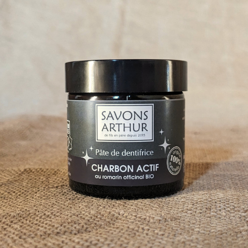 Savons Arthur - Wholesale Toothpaste - Organic Charcoal & Rosemary Toothpaste1