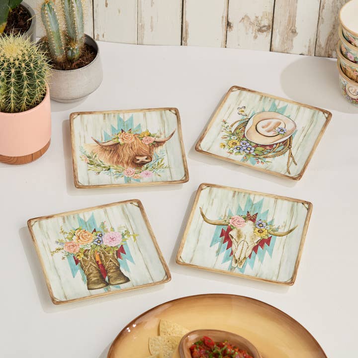 Certified International - Wholesale Salad Plate - Rosewood Ranch Salad Plate 8.5" 4 asst.2