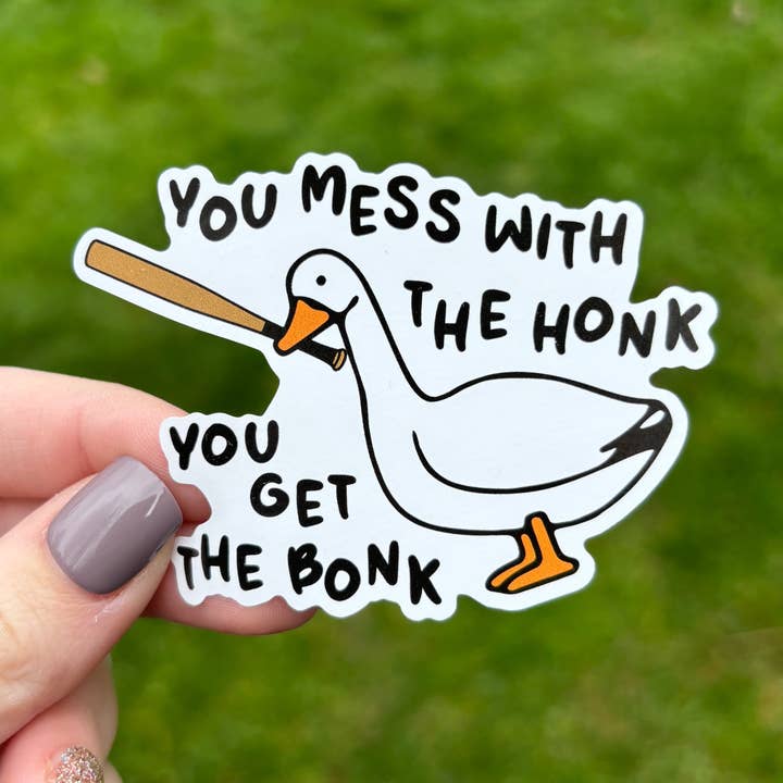 Pegatina de Ganso Honk Bonk | Pegatina para Coche para venta al por mayor de MVM Graphics
