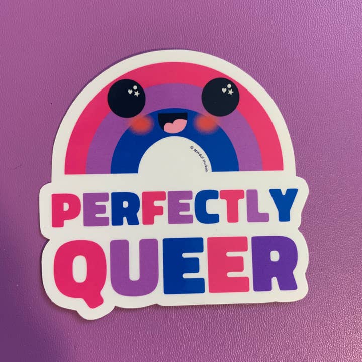 Apridot Studios - Wholesale Sticker - Perfectly Queer Sticker2