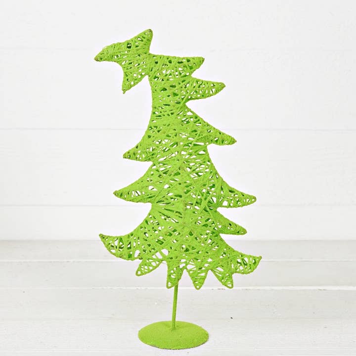 Holiday Depot Inc. - Wholesale Christmas Decoration - M32730-Grinch Fairy Tree w. light green flocked (17in)2
