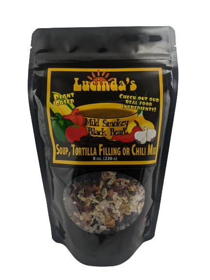 Lucinda's Smokey Black Bean Soup for wholesale by Great Life By Lucinda