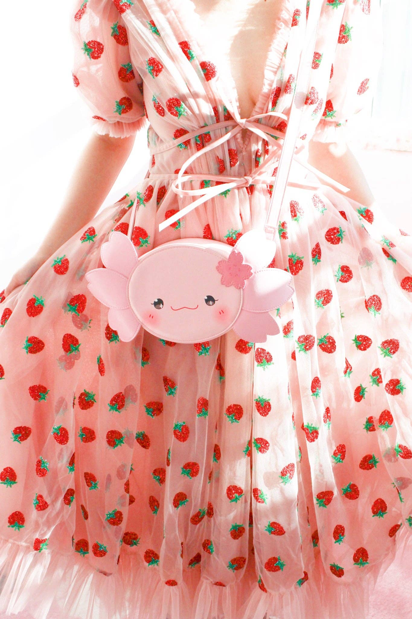 Agi Jagi Shop - Wholesale Crossbody Bag - Women's - Agi the Axolotl Crossbody Purse10