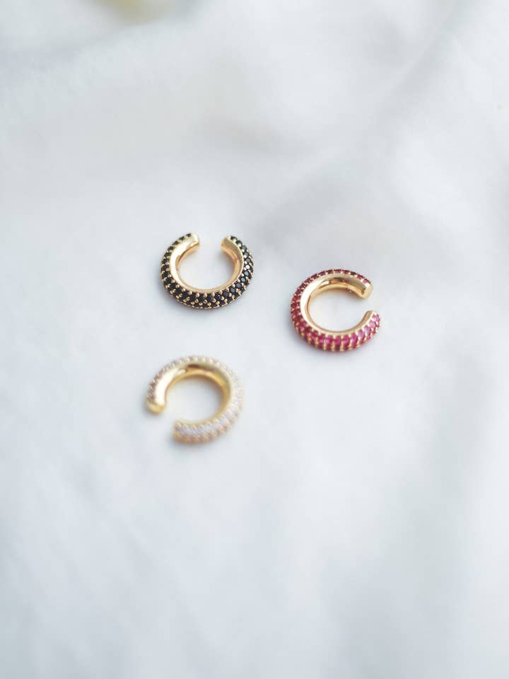 Brinco ear cuff Nina por atacado de Lovely Breeze