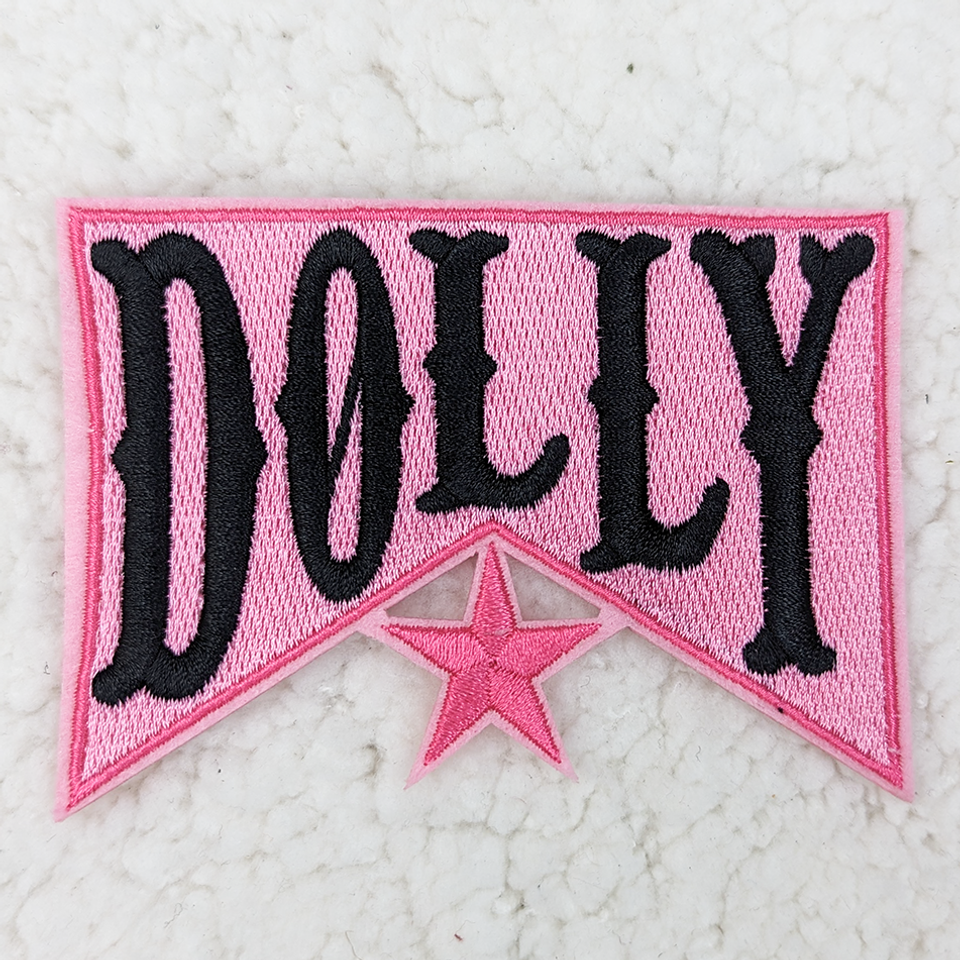 Trendy Transfers – wholesale Patch – Dolly Embroidered HAT/POCKET Patch1