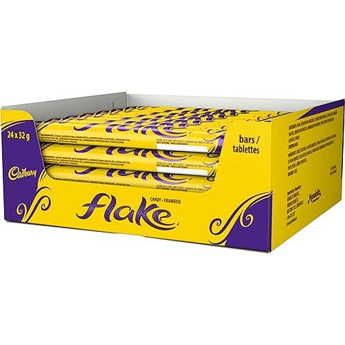 Echo Sales Canada - Wholesale Chocolate Bar - Cadbury Flake, Chocolatey Candy Bar, 32 g (Pack of 24)