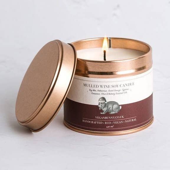 Mulled Wine - Christmas candle for wholesale by Veganbunny ltd