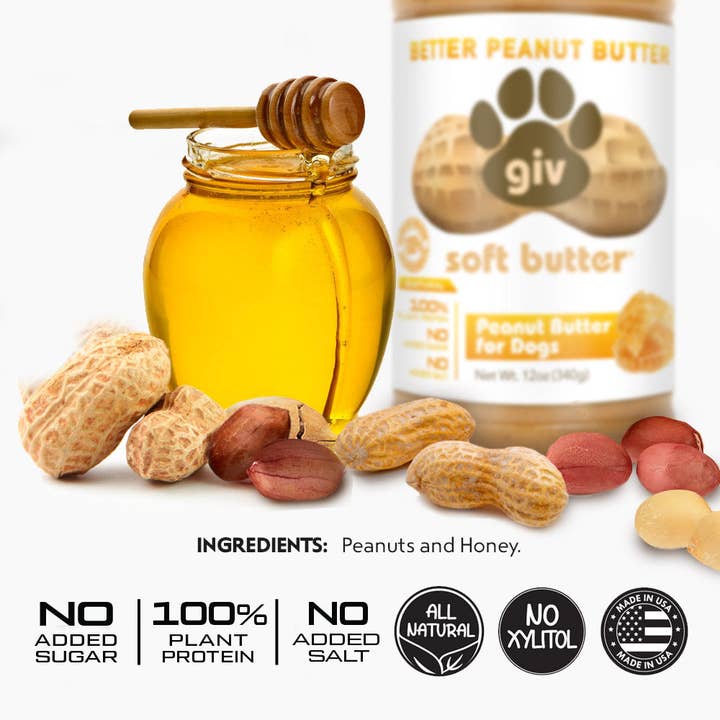 giv soft butter - Wholesale Pet treats – Dog - DOG SAFE PEANUT BUTTER CASE7