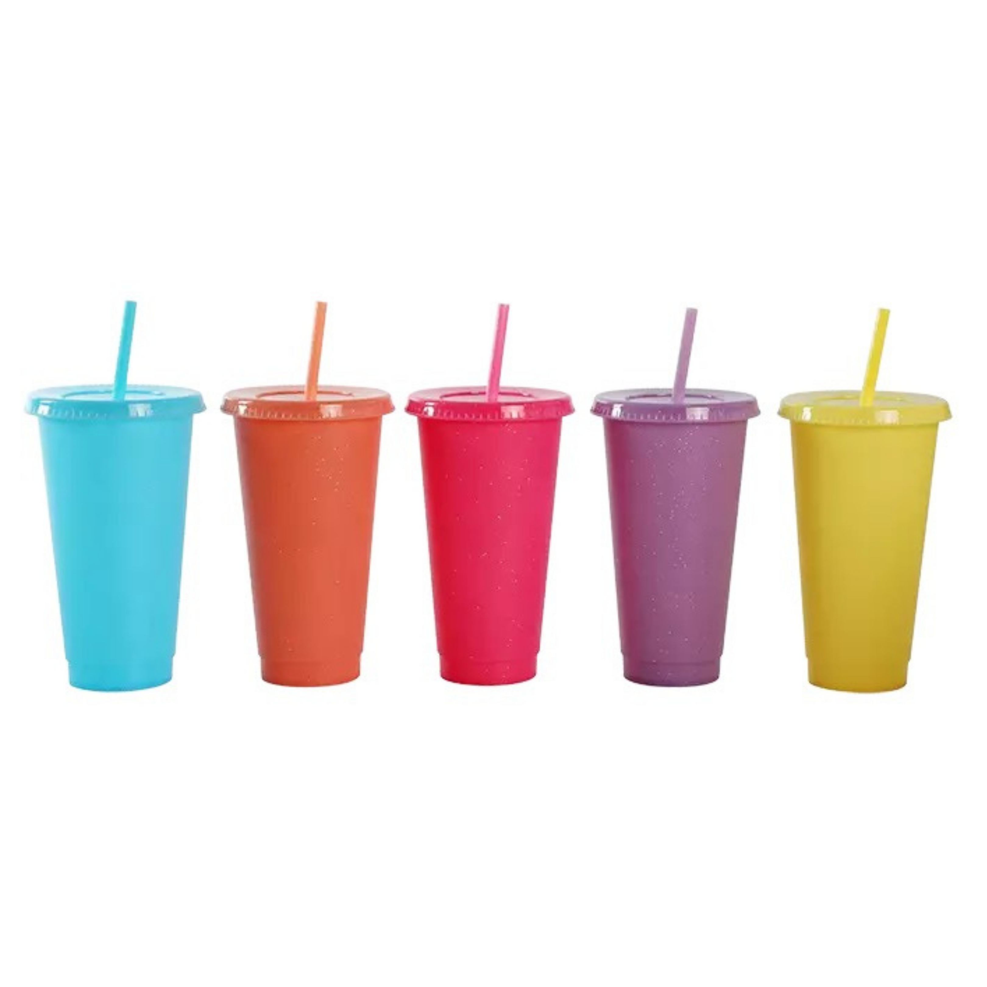 OMG Cups! - Wholesale Drinking Glass/Cup - Caribbean Vibes Glitter Cold Cups (24oz)6