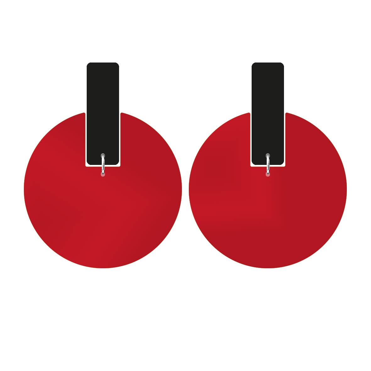 ALEX+SVET - Wholesale Dangle Earrings - ANITA LG "hoop" acrylic earrings LUSH GLOW line3