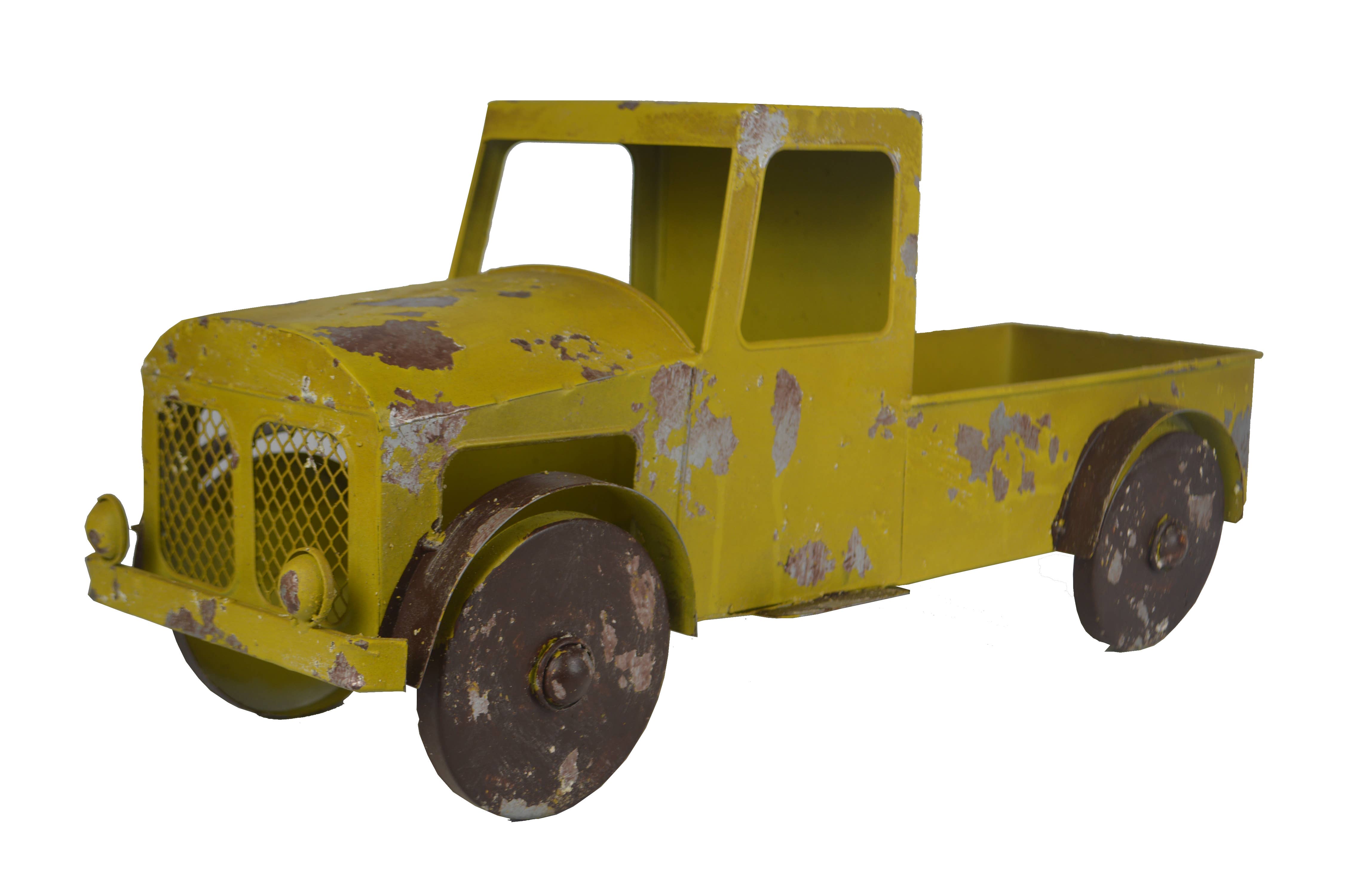 Galt International Company - Wholesale Outdoor Ornament/Decor - Rustic Metal Pickup Truck Outdoor Ornament/Decor3