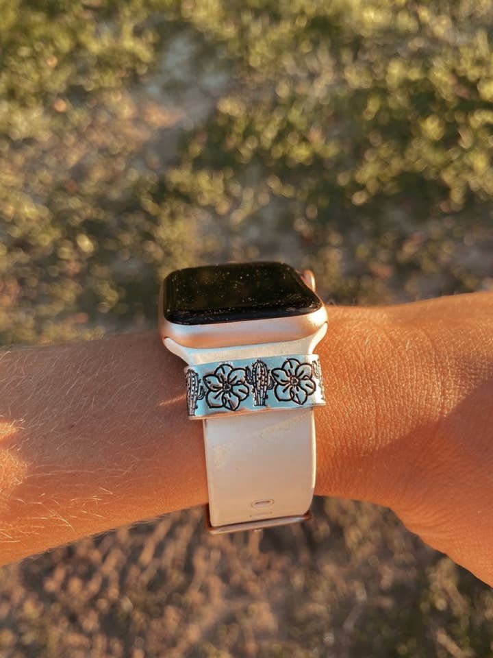 Southwest Desert Apple Watch Cuff for wholesale by Diamond Basin Design Co.