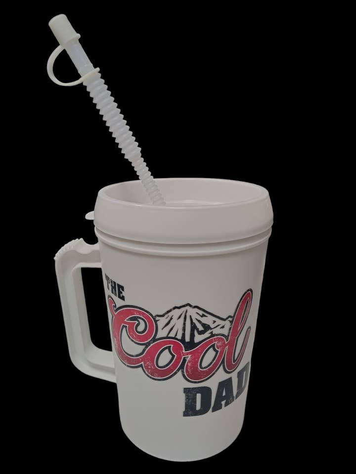 'The Cool Dad" HIP SIPS Mega Mug 34oz for wholesale by Scratch Decor