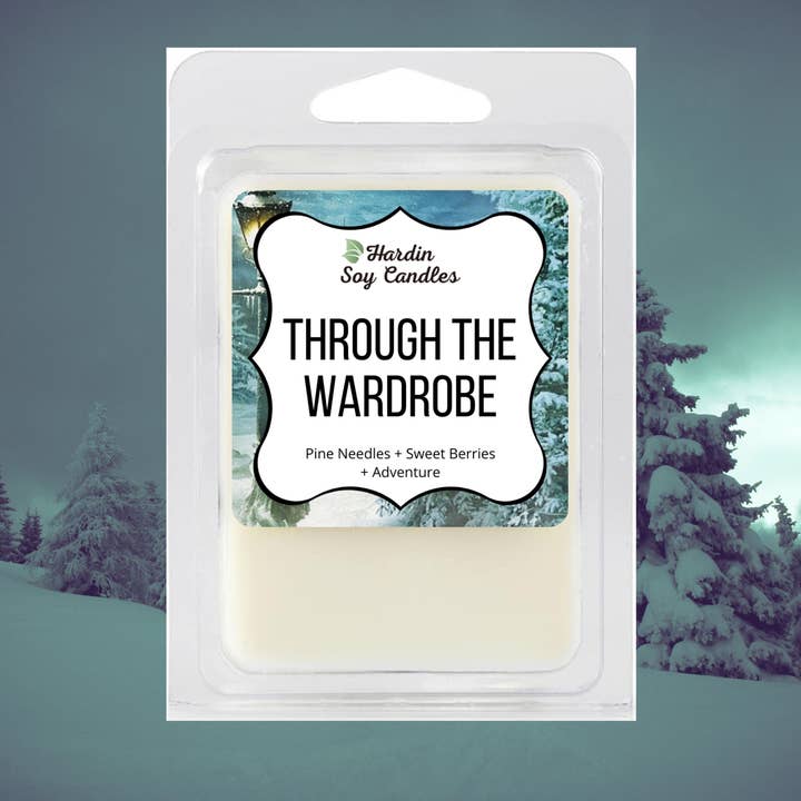Through the Wardrobe Soy Wax Melt for wholesale by Hardin Soy Candles/Peoria Book Rack