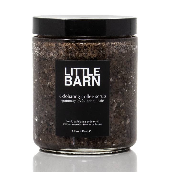 Exfoliating Coffee Scrub for wholesale by Little Barn Apothecary