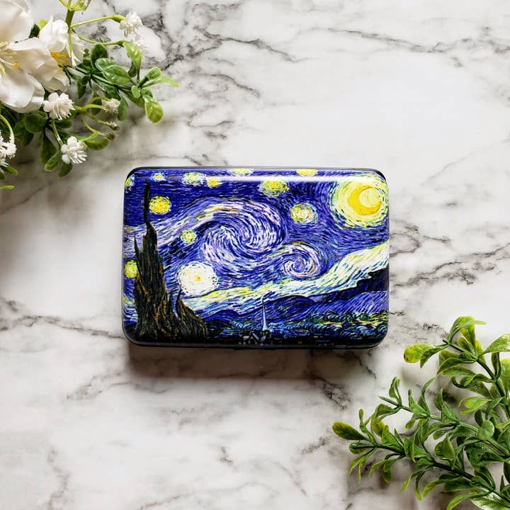 Monarque - Wholesale Wallet - Unisex - Van Gogh - The Starry Night Armored Wallet