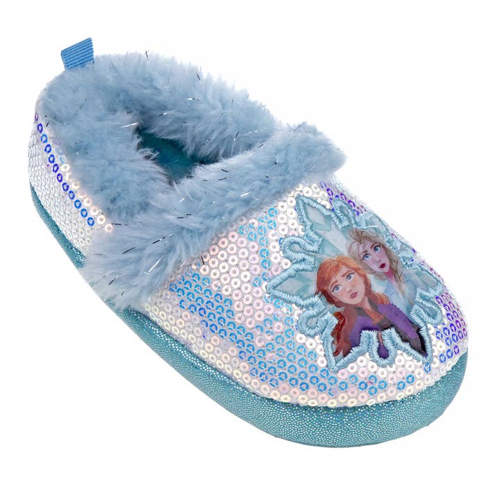 Pantufas Disney Frozen Anna & Elsa (Criança/Pequenas Meninas) por atacado de Josmo Shoes Inc