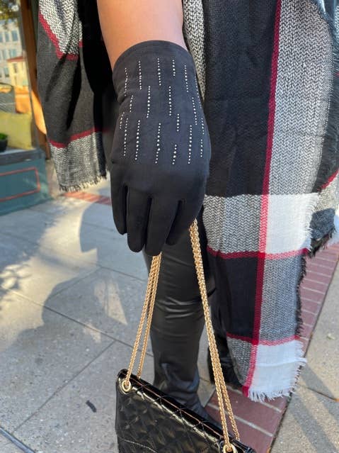 Rhinestone Gloves for wholesale by Keeler Michelle