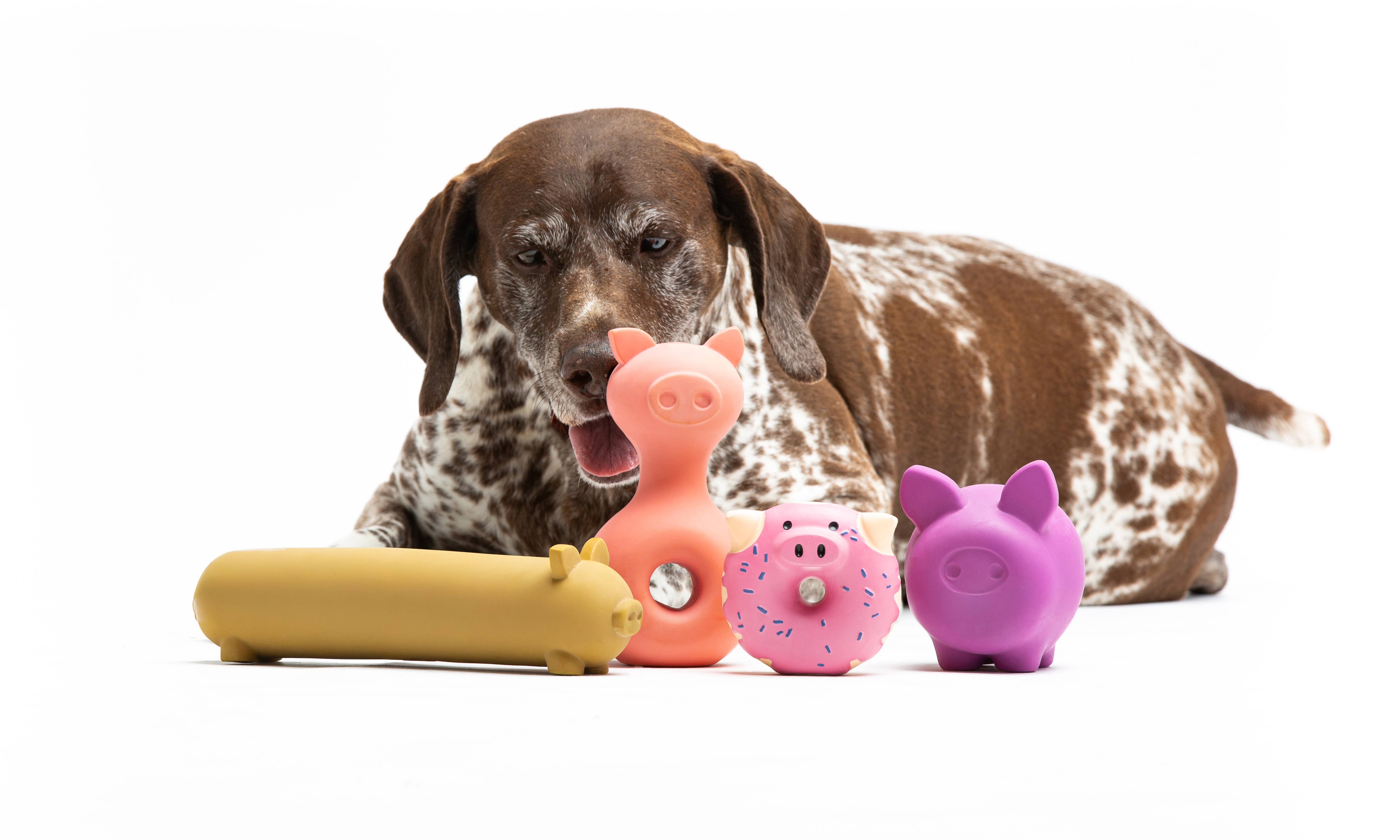 United Pets - Wholesale Speeltje - Kat/hond - Latex speelgoed varkentjes voor honden en katten4