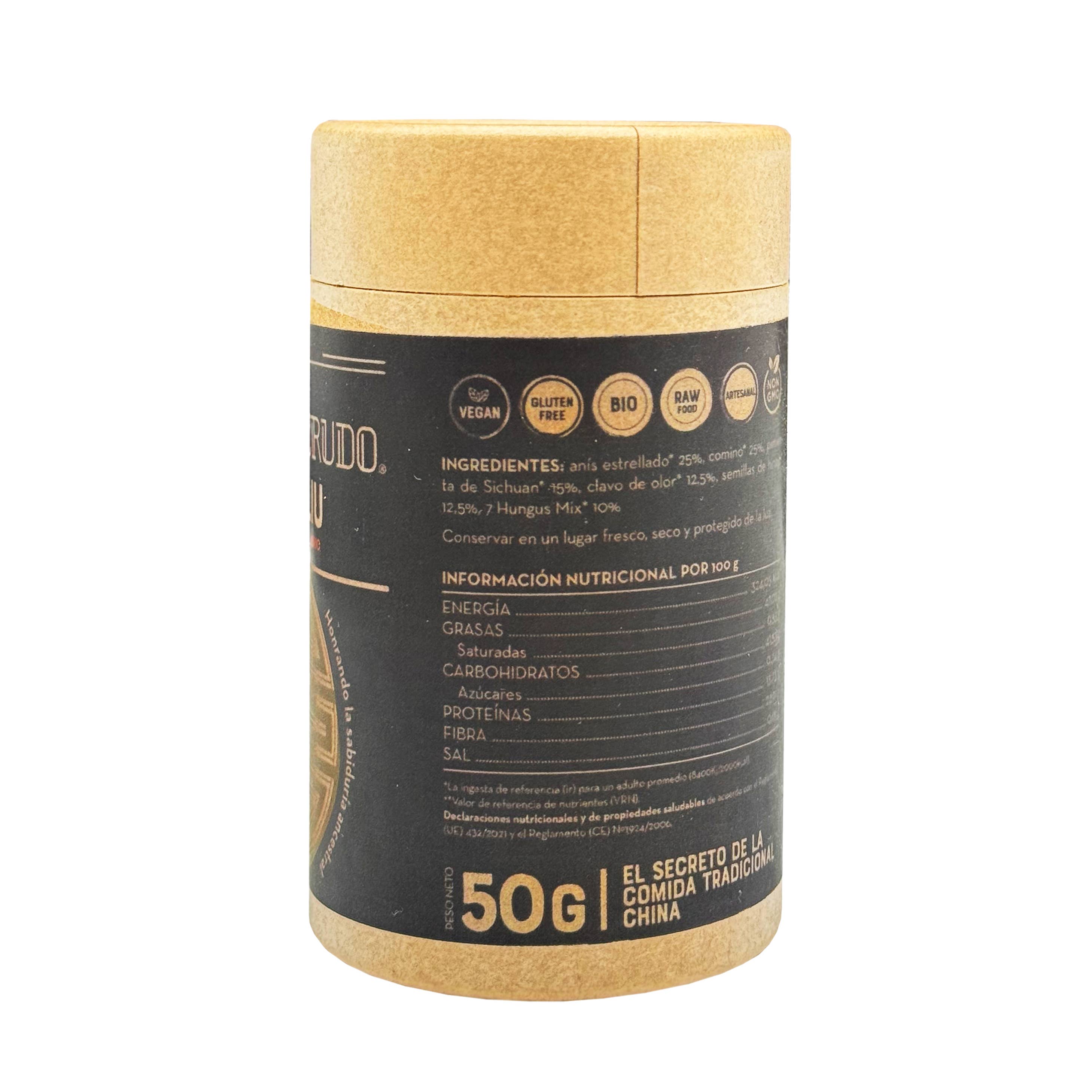 Orgánica Superfoods SL - Wholesale Dried Spice Mix - Organic Hung Liu Seasoning - 50g1