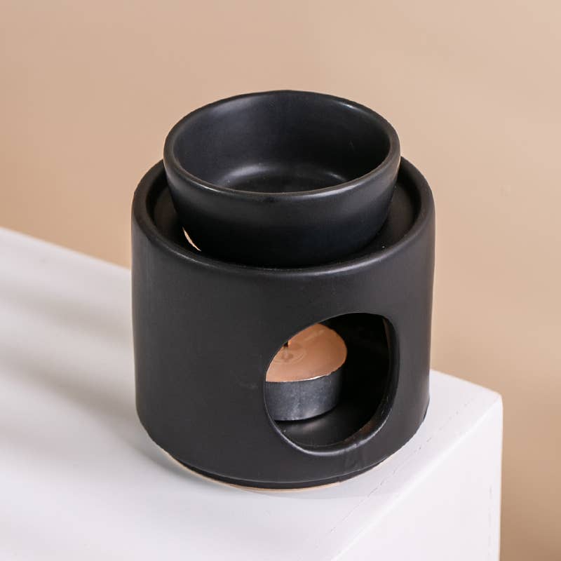 INNOBIZ - Vente Diffuseur de parfum chauffant - Brûleur de parfum en céramique noire3
