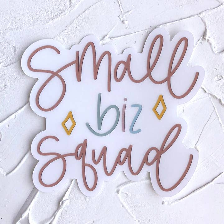 autocollant petit escouade biz (clair) pour la vente par Lovely Lettering Corner