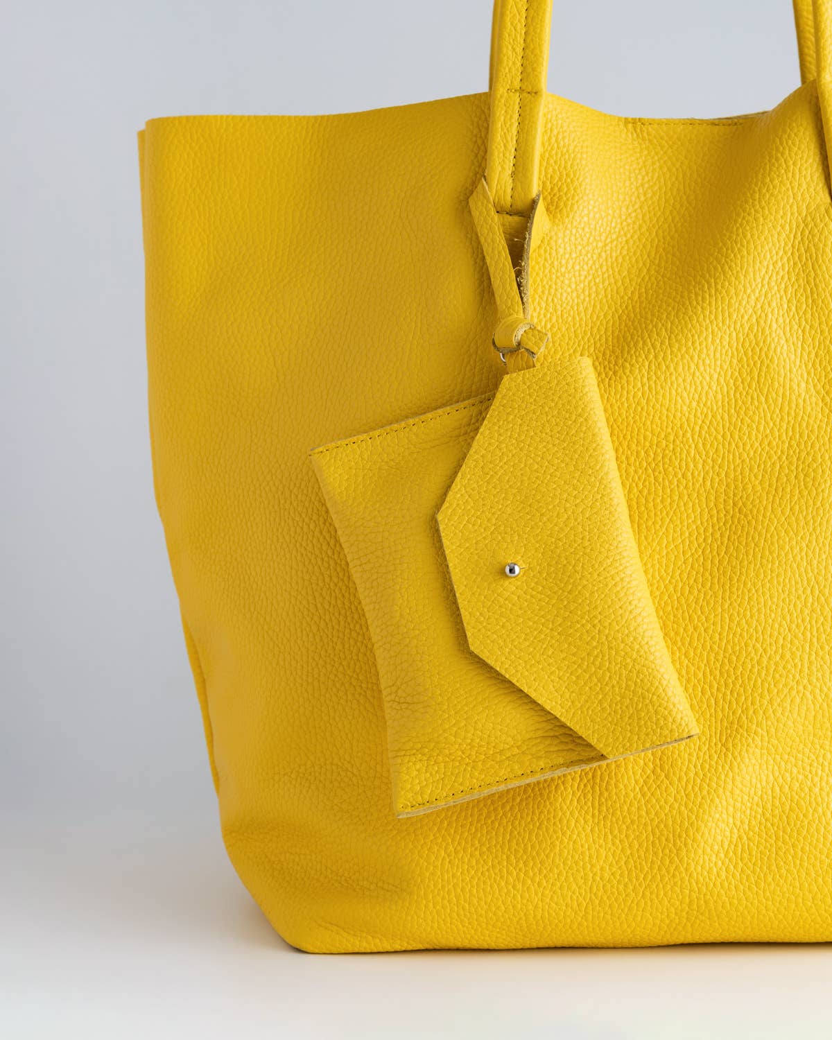 ANA KOUTSI - Wholesale Tote Bag - Women's - Althaia large leather tote in yellow3