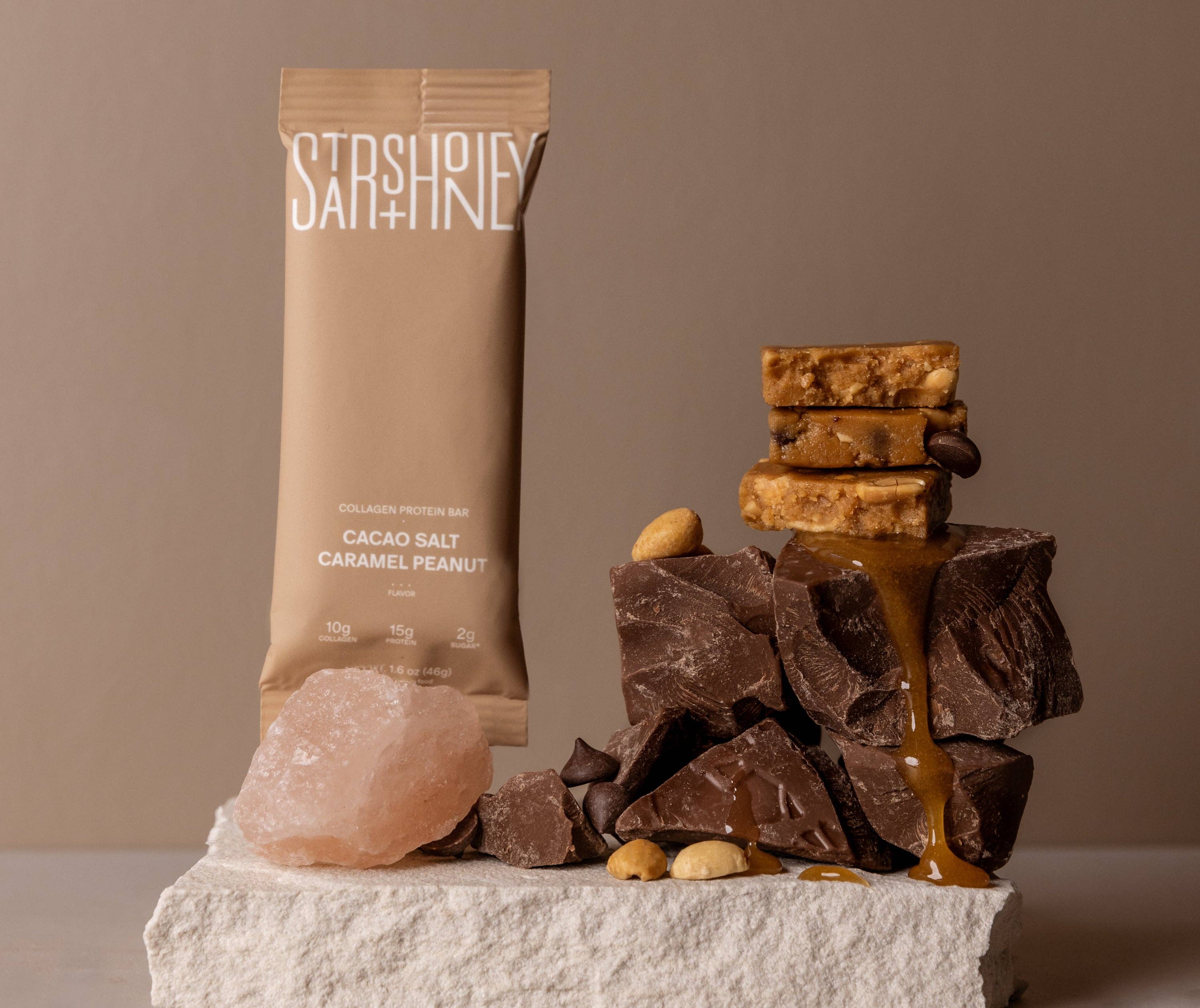 Stars + Honey - Wholesale Snack Bar - Cacao Salt Caramel Peanut (10-Pack)3
