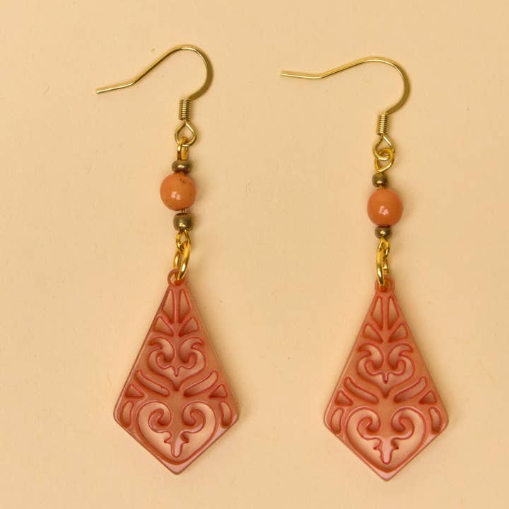 Terra Natural Designs - Wholesale Dangle Earrings - Earrings - $12.95 - Case of Four48