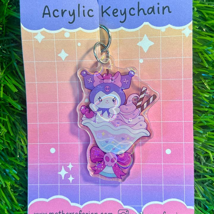 Mothers Of Orion - Wholesale Keychain - Unisex - Sanrio Desserts Keychain KUROMI