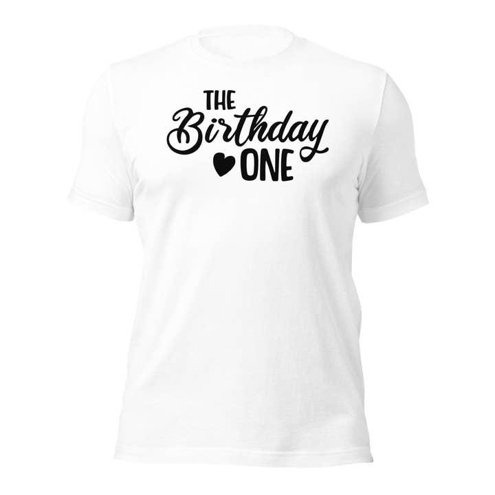 T-shirt unisex The Birthday One per la vendita all'ingrosso da parte di Black and Gifted LLC