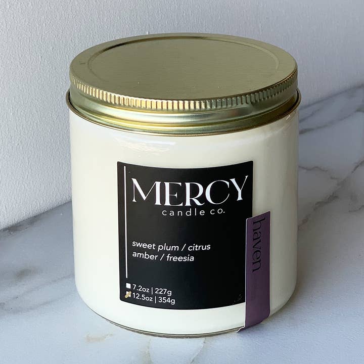 Mercy Candle Co. - Wholesale Jar/Filled Candle - Haven Signature Candle2