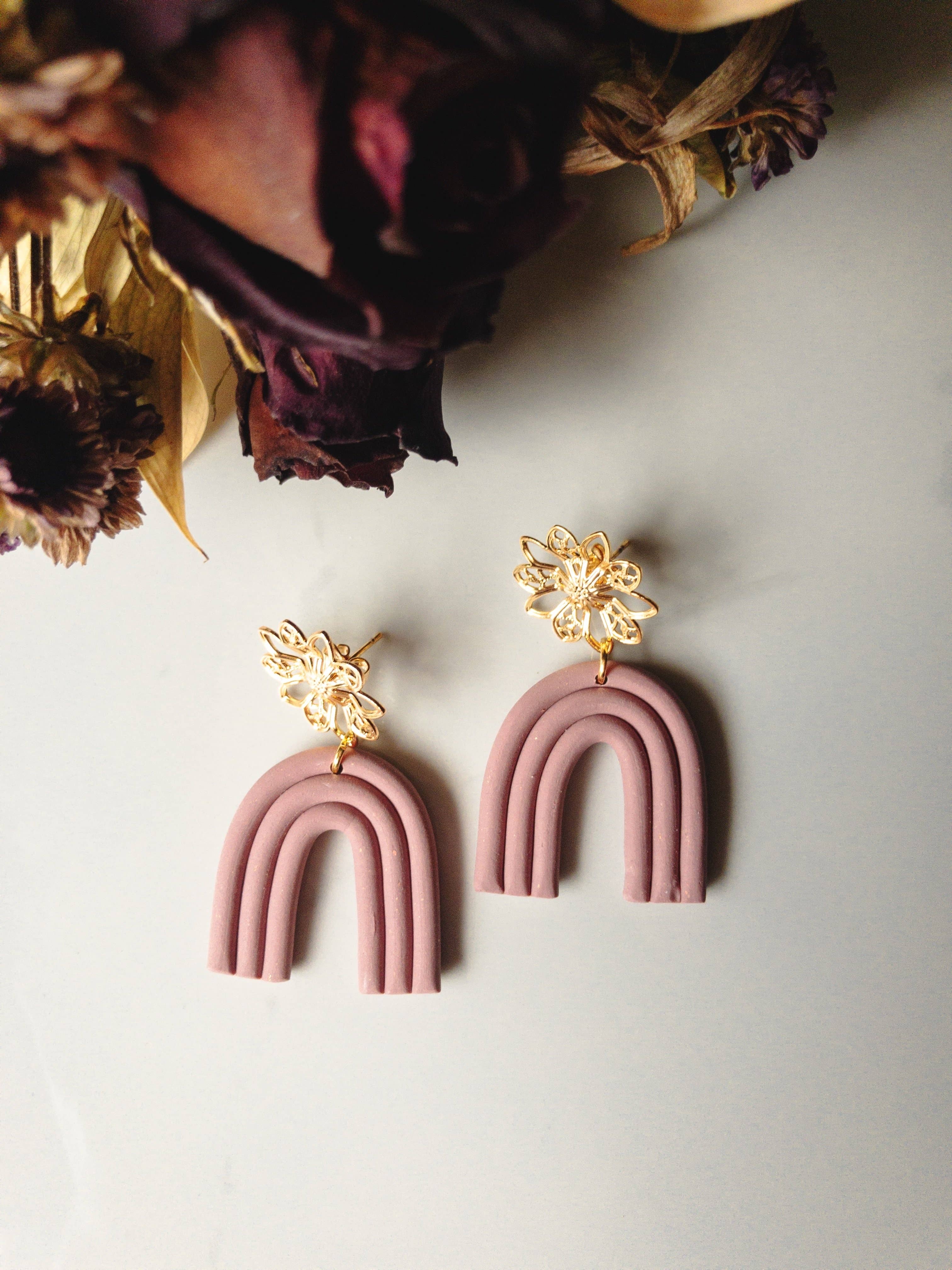 Agape Clay Jewelry – Brincos de argola por atacado – Cambria3